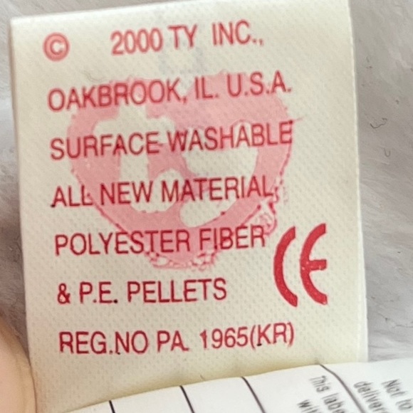 TY Retired Beanie Baby Halo II Gold Wing Angel Bear 2000 Vintage No Hang Tag - Picture 3 of 15